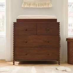 Josephine 4-Drawer Narrow Dresser with Removable Topper (38")