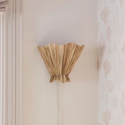 Josie Raffia Sconce (9")
