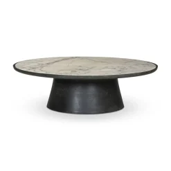 Jozette Outdoor Round Coffee Table (55")