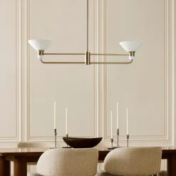 Juliette Linear 2-Light Chandelier (44")