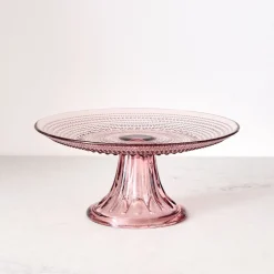 Jupiter Beaded Glass Cake Stand