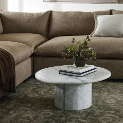 Kadian Calacatta Marble Nesting Coffee Table (31"–48")