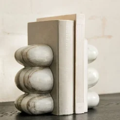 Kali Marble Bookends (Set of 2)