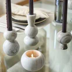 Kali Marble Candleholders