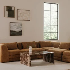 Kallai Marble Coffee Table (40")