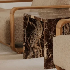 Kallai Marble Side Table (20")