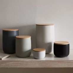 Kaloh Stoneware Kitchen Canisters