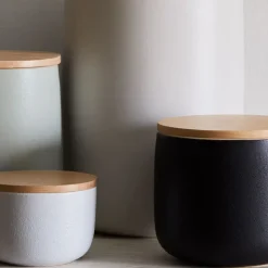 Kaloh Stoneware Kitchen Canisters