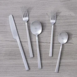 Kanto Stainless Steel Flatware Sets - Satin
