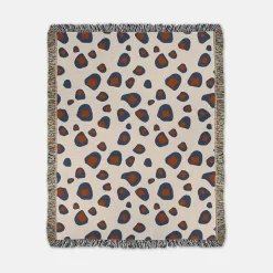 Karbon Market Cotton Panther Throw