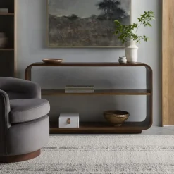 Karin Waterfall Console Table (58")