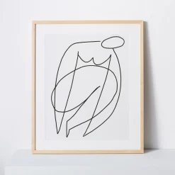 Kate Arends Framed Print - Woman