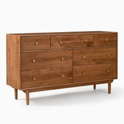 Keira Solid Wood 7-Drawer Dresser (60")