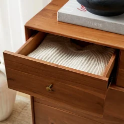 Keira Solid Wood Narrow 7-Drawer Dresser (48")