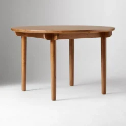Keira Solid Wood Round Dining Table & Chairs Set