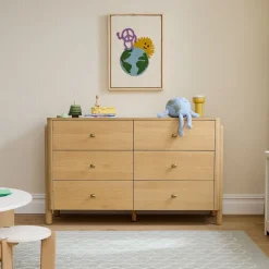 Kids Atlas 6-Drawer Dresser (56")