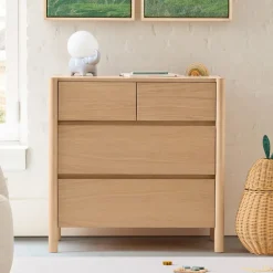 Kids Leo 4-Drawer Narrow Dresser (36")
