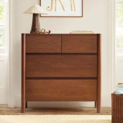 Kids Leo 4-Drawer Narrow Dresser (36")