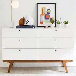 Kids Modern 6-Drawer Dresser (54")
