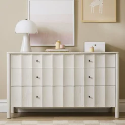 Kids Scalloped 6-Drawer Dresser (56")