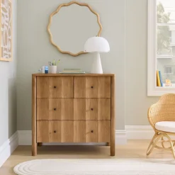 Kids Scalloped Narrow Dresser (35")