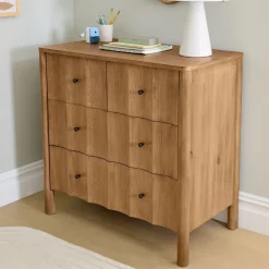 Kids Scalloped Narrow Dresser (35")