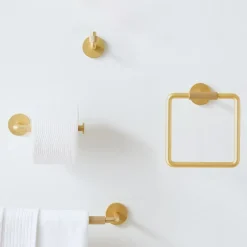 Knurled Bath Hardware