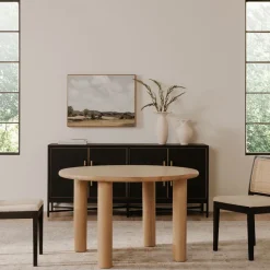 Kosciusko Round Oak Dining Table (48")