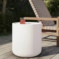 Kos Indoor/Outdoor Concrete Side Table (18")