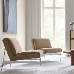 Lacon Leather Slipper Chair