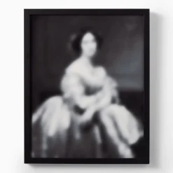 Lady in Blue Wall Art by Minted for West Elm