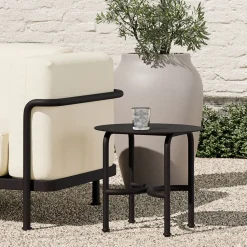 Lagos Aluminum Outdoor Side Table (18")