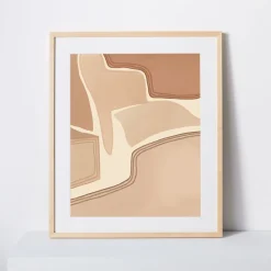 Élan Byrd Framed Print - Desert Path