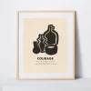 Élan Byrd Virtues of the Soul Framed Print - Courage