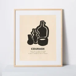 Élan Byrd Virtues of the Soul Framed Print - Courage