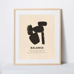 Élan Byrd Virtues of the Soul Framed Print - Balance