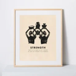 Élan Byrd Virtues of the Soul Framed Print - Strength