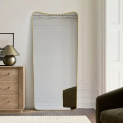 Lance Metal Floor Mirror