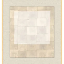 Layered Paper Composition Wall Art