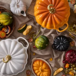 Le Creuset Enameled Cast Iron Signature Pumpkin Braiser
