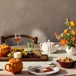 Le Creuset Mini Stoneware Pumpkin Cocotte