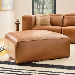 Leo Motion Leather Ottoman