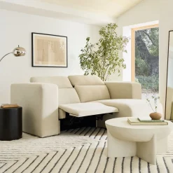Leo Motion Reclining Small 2-Piece Chaise Sectional (92.5")