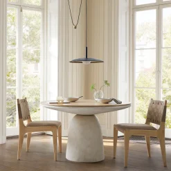 Leona Round Dining Table & Chairs Set