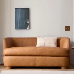Leroy Leather Loveseat (60")