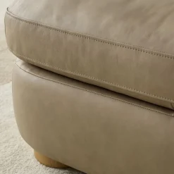 Leroy Leather Ottoman