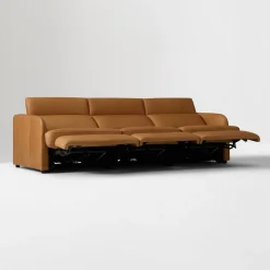 Leroy Motion Reclining Leather Sofa (75"–108")