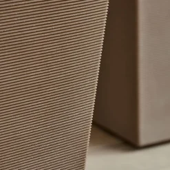 Lightweight Grooved Tapered Indoor/Outdoor Planters