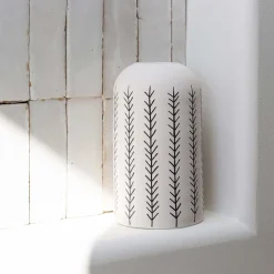Little Korboose Tall Round Vessel - Feather
