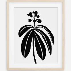 Living Pattern Framed Print - Dichorisandra Thyrsiflora